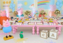 Peppa pintando o 3-Georgia Festas